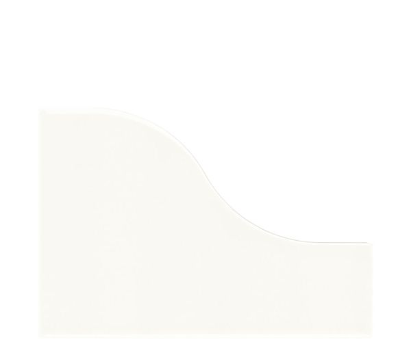 3,25X4,75 Curve White Glossy