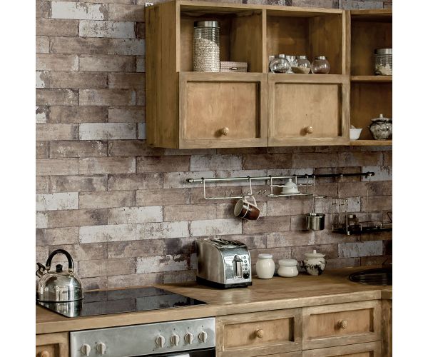 3.2''x16.2'' Pavé Brick Bruciato