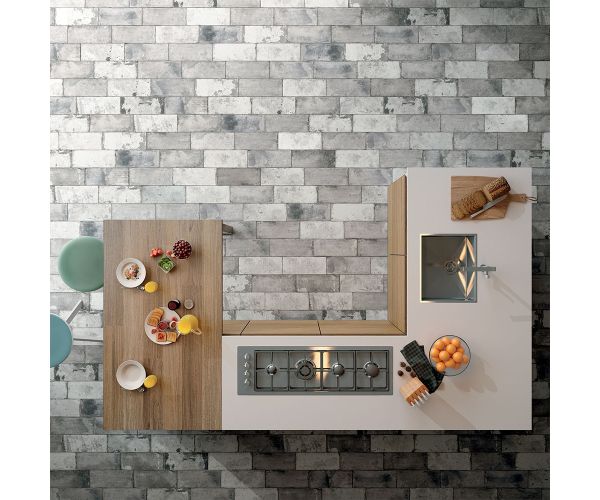 3.2''x16.2'' Pavé Brick Cenere