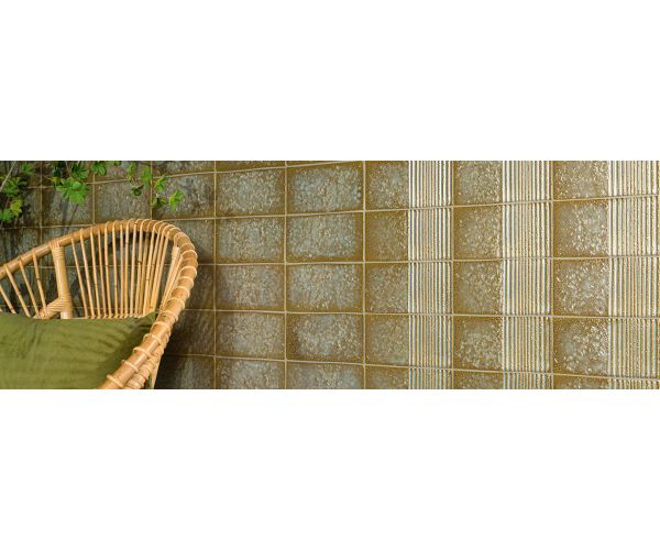4X8 Biscuit Emerald Grooves Decor