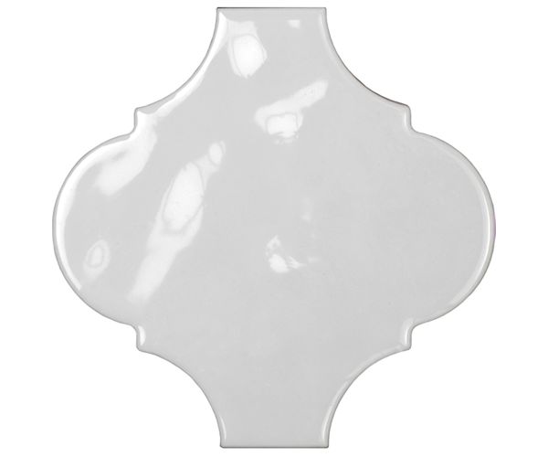 5.75''x5.75'' Silk Wall Arabesque Gesso Glossy