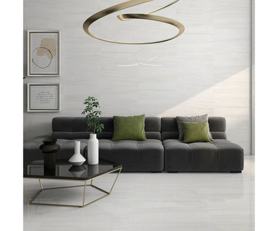12.25X24 Lassa White Nat. Flwppr5A31