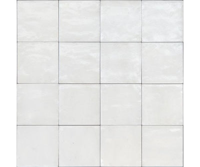 6X6 Rice Bianco Lux