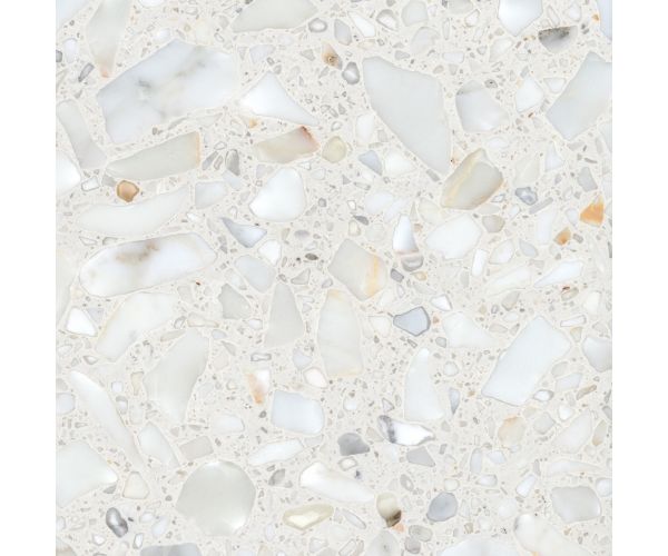 24''x24'' Agglomeré Arabescato Bianco Poli