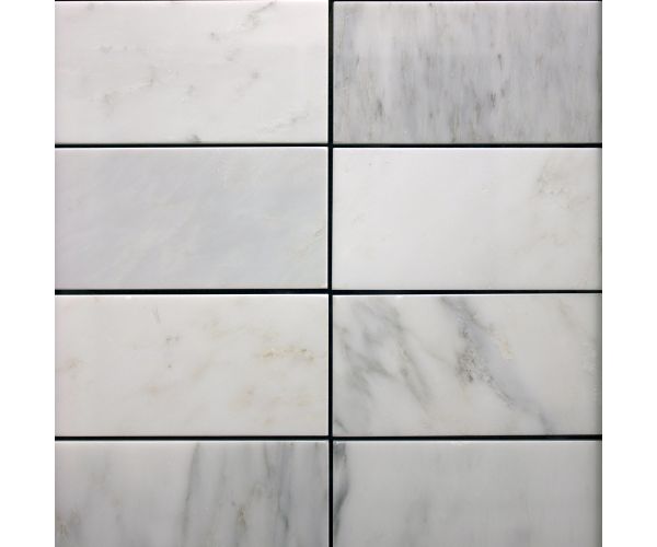 Classic White 3''x6'' Subway Poli (Loose)