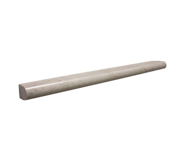 ¾''x12'' Collection Polar Grey Pencil Moulure Poli