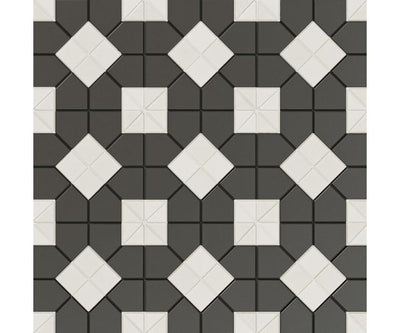 11X11 Tesserae Suit Black & White Plus