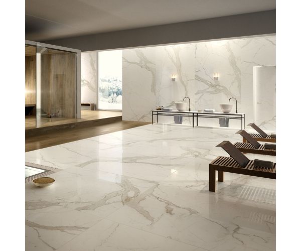 29.6''x29.6'' Maxfine Marmi 6mm White Calacatta Lev.