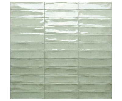 2X8 Marrakech Light Grey Brick Glossy