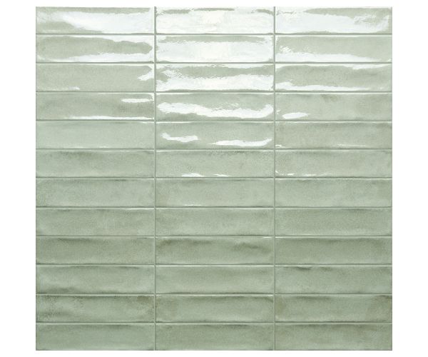 2X8 Marrakech Light Grey Brick Glossy
