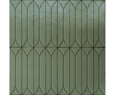 4X15 Terramater Muschio Decoro Struttura 3D Losanga Lux